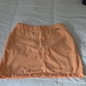 Caribbean Joe Peach Mini Skirt